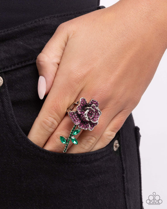 boutonniere-bling-pink