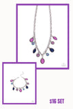 Trim Teardrops • Purple Matching Set