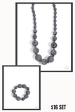 Hematite Hallmark • Silver Matching Set