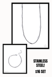 Casual Comeback • Stainless Steel Matching Set