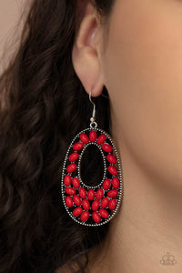 Beaded Shores • Red